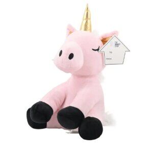 Weighted Pink Unicorn Door Stopper/Draft Stopper